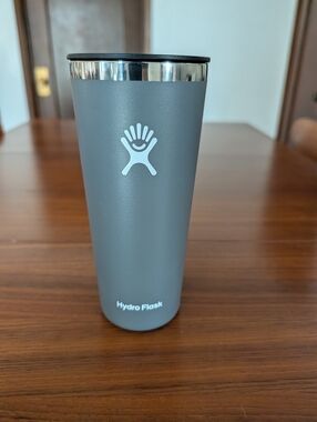 Grey Hydro Flask Coffee Tumbler 22 Oz Pre Owned